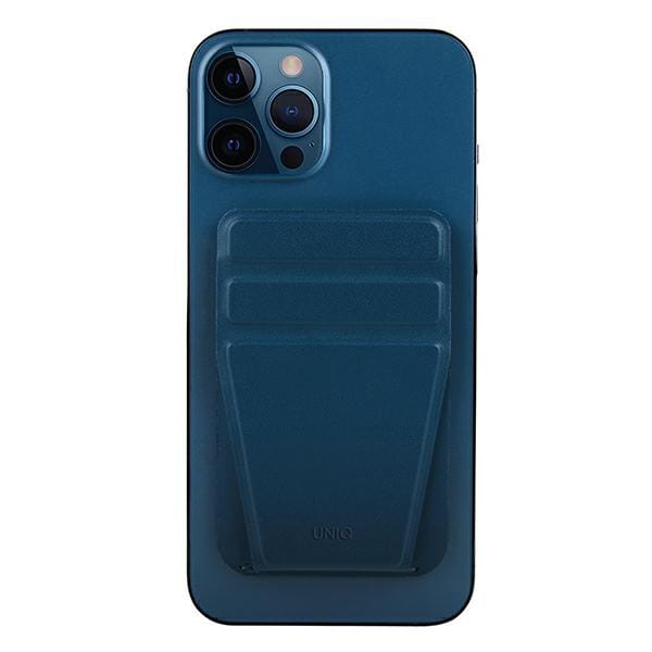 UNIQ - Lyft - magnetische snap-on standaard en kaarthouder blauw/blauw