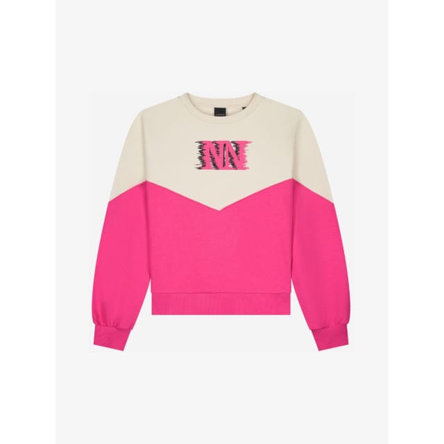 Nik & Nik Meisjes sweater two tone