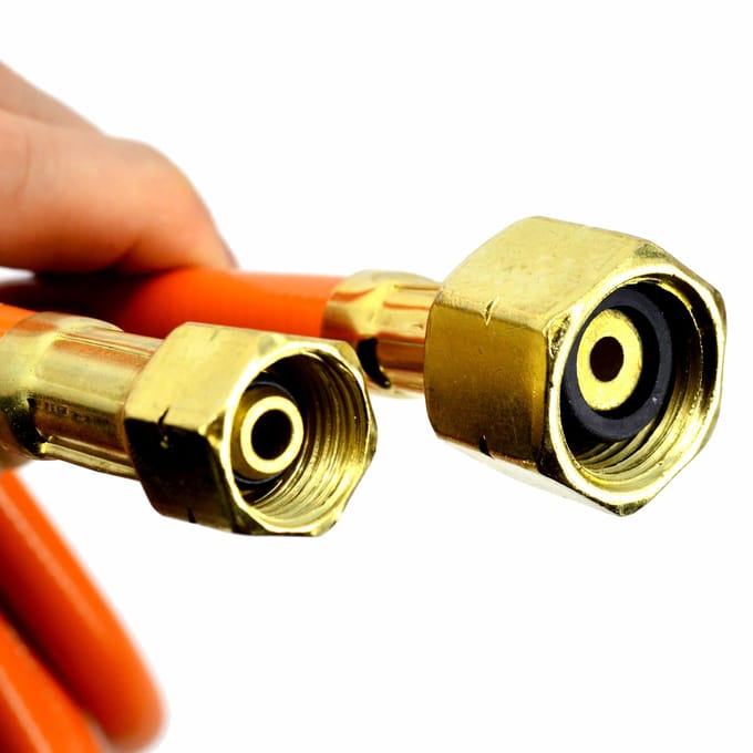 Awtools Serie - PVC Gasslang - 2m - Versterkt - Mosiëzink Koppelingen