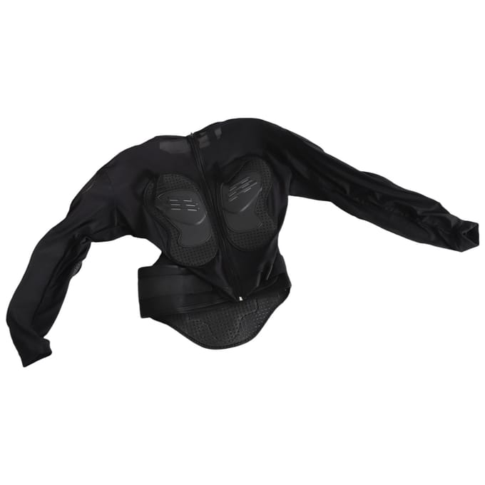 Volledig Lichaam Motorrijjas Bescherming Rug Schouder Borst black