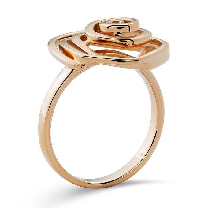 Orphelia ZR-7500/G/54 Dames Ring 925 Zilver - maat 54