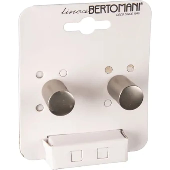 Bertomani Meubelknop - Aluminium - Vernikkeld - 18mm - Set Van 2