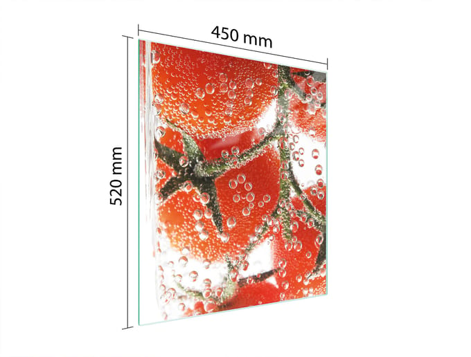 TMK ArtDeko Pomidor - Snijplank - Glas - 45x52 cm - Hittebestendig