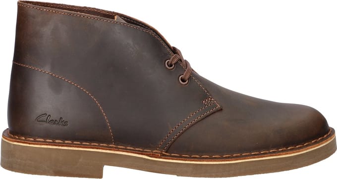 CLARKS Desert Bt Evo Heren Veterschoenen - Leer - Bruin