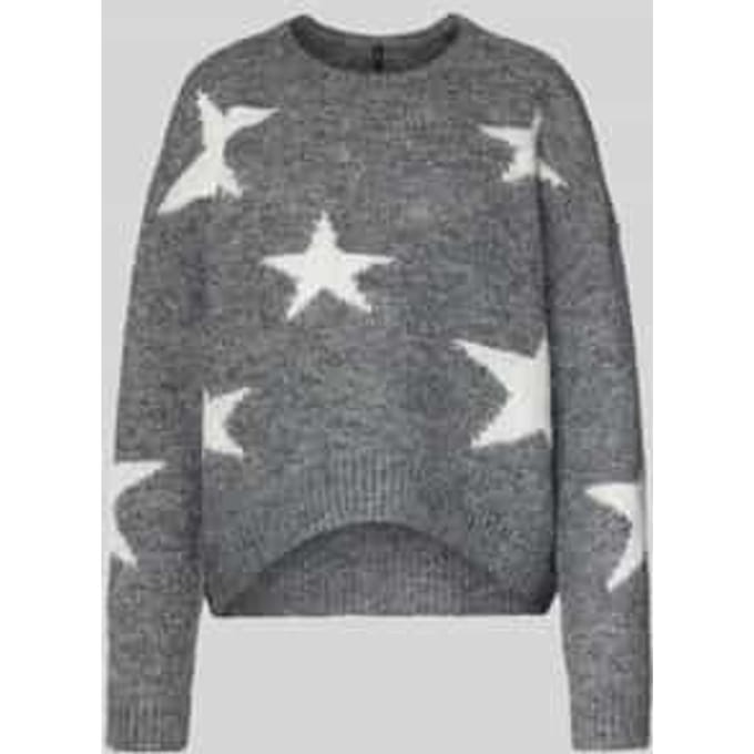 Oversized gebreide pullover met wol, model 'AZU'