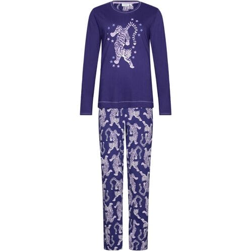 Rebelle - Tiger Star - Pyjama - Bio Katoen - Paars - Maat 46