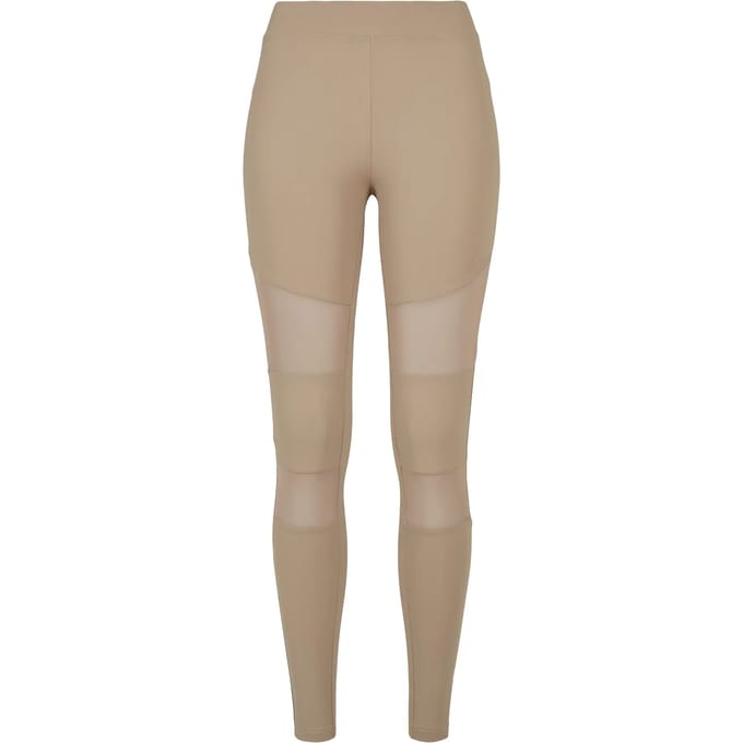 Dames legging Urban Classics tech mesh-grandes tailles