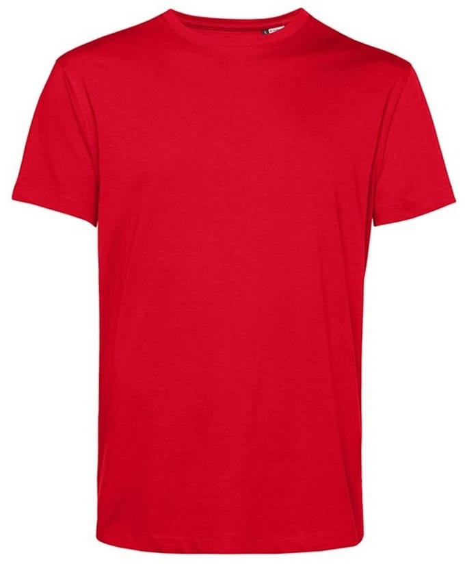 B&C Heren E150 T-Shirt (Rood)
