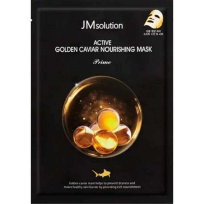 JMSolution Active Golden Caviar Nourishing Mask Prime 10ea ORIGINAL STORE orange
