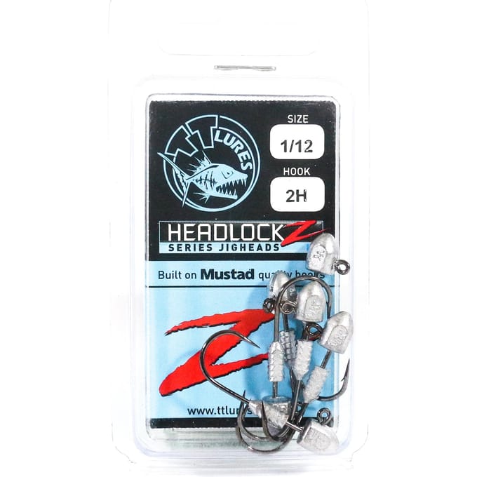 Tackle Tactics TT Headlockz HD Tête plombée 1/12 oz 2 H 6/paquet (3559)