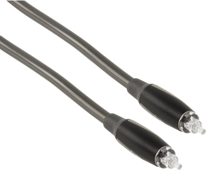 Valueline High-end Optische Kabel Met Oplichtende Ronde Pluggen 1.00 M