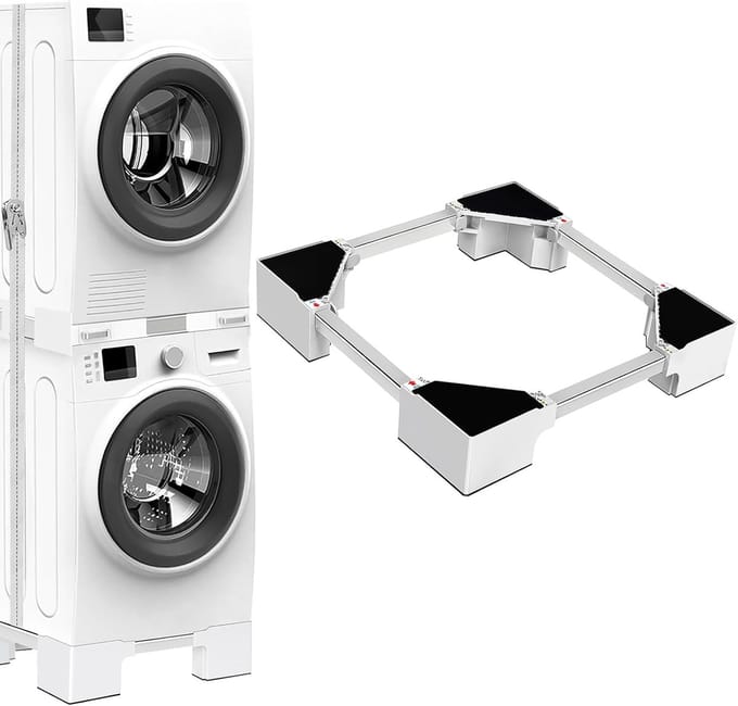 Wasmachine Verhoger - Ombouw - Kast - Wit
