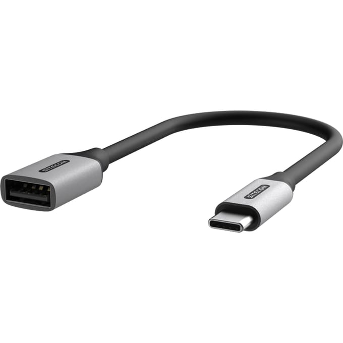 Sitecom AD-1011 USB-kabel 0,15 m USB A USB C Zwart, Grijs