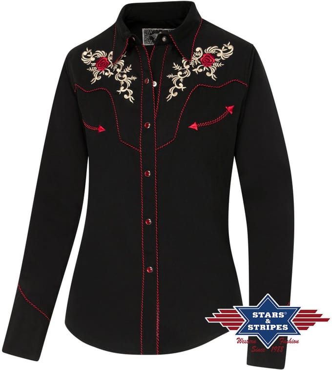 Stars & Stripes - Western Blouse - Sharon - XL