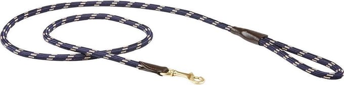 Weatherbeeta Lederen Hondenriem - Bordeaux-bruin - 1,2 mtr