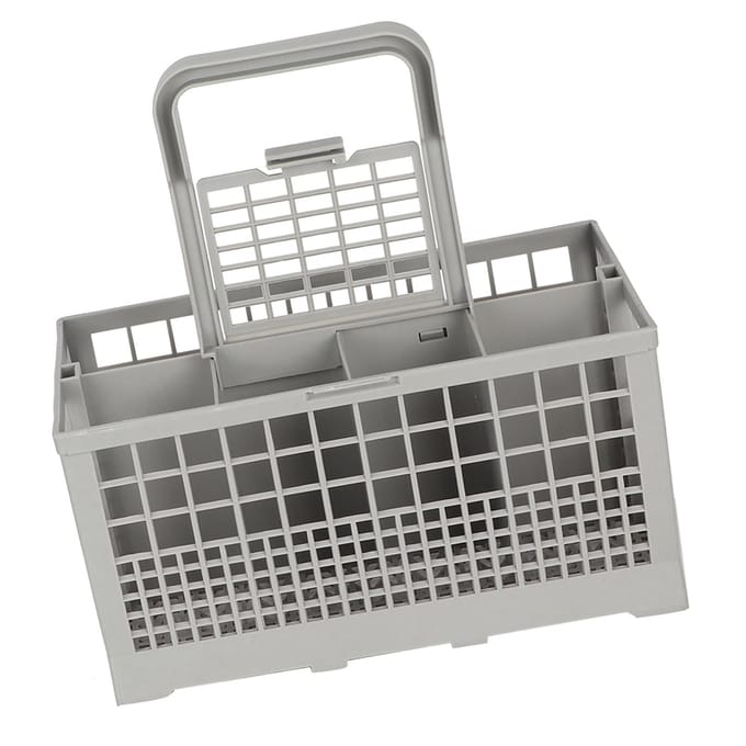 Universele bestekmand vervangende box voor multifunctionele vaatwassers wit