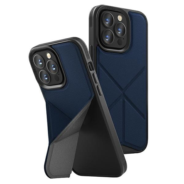 Coque UNIQ Transforma pour iPhone 14 Pro Max 6,7  avec chargement Magclick bleu/bleu électrique