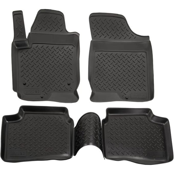 Tapis de sol - NORM Liners - Compatible Kia Cee'd/i30 - Caoutchouc TPE - 4 pièces - Antidérapant