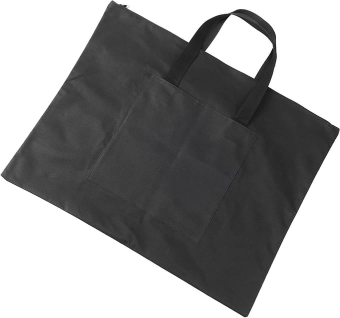 Portfolio Tas - Tekentafel tas - Kunst en Documenten - Waterafstotend Oxford Canvas - A2 Formaat - Zwart