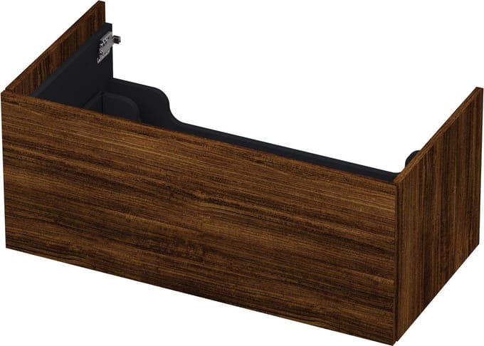 INK - Onderkast 1 Lade Push 2 Open Bestaande Uit - 900x450x376 Mm - Koper Eiken