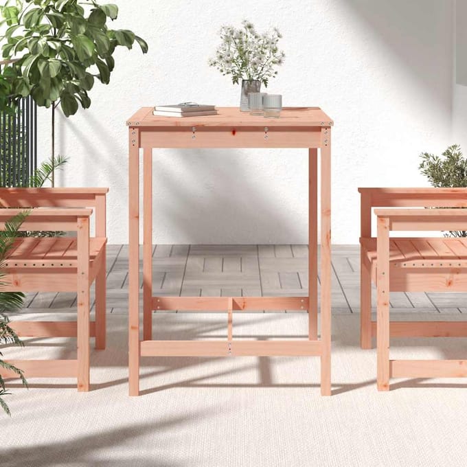 vidaXL - Tuintafel - 82,5x82,5x110 - cm - massief - douglashout