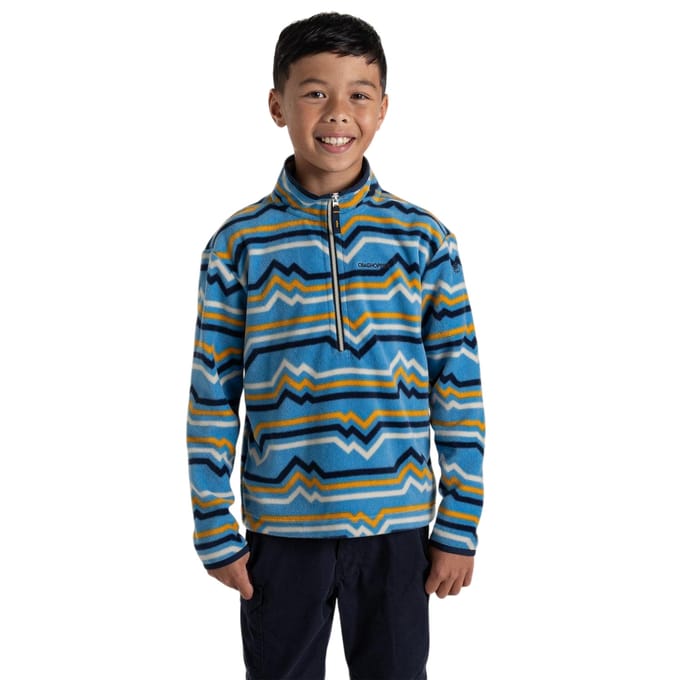 Craghoppers Sweatshirt met geborduurde trechterhals voor kinderen/Kinderen (Heldere lucht)