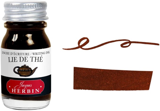 Jacques Herbin Vulpen Inkt - Lie de thé - Bruin - 10 ml