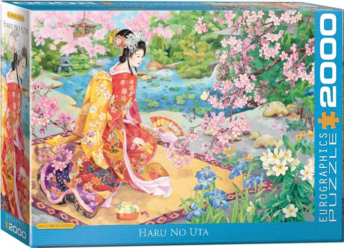 Eurographics - Haru No Uta - Haruyo Morita - 2000 stukjes 97×68cm (b×h) - Legpuzzel