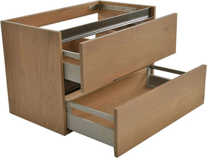Wiesbaden Oak Vision wastafelonderkast 100x46x53cm eiken