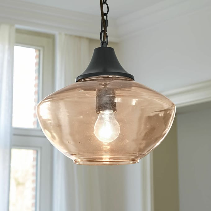 LOBERON Hanglamp Nerilane bruin/zwart