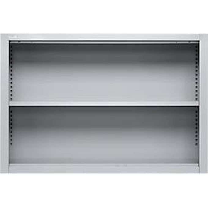 Schäfer Shop Select bovenschap MS, 2 OH, B 1200 x D 400 x H 800 mm, plaatstaal, aluminium wit