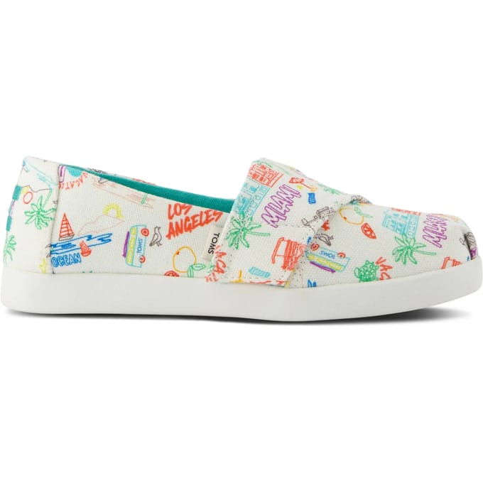 Espadrilles met print meisje Toms Classic