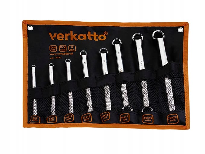 Verkatto Ringdoppenset 6-22mm, 8-delig, DIN838