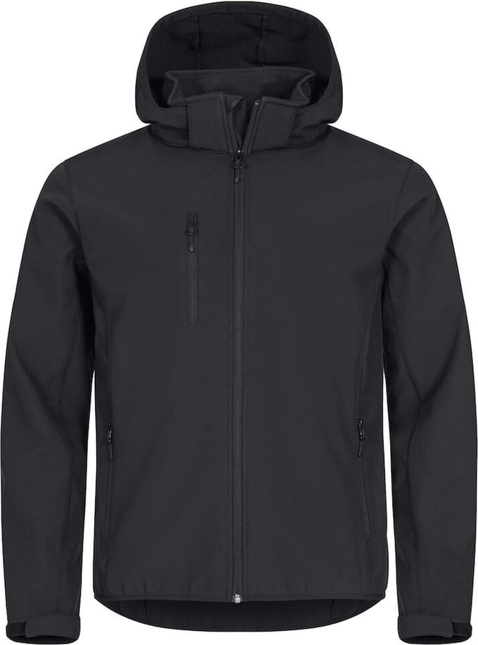 Clique Basic Hoody Softshell 020912 - Zwart - XXL