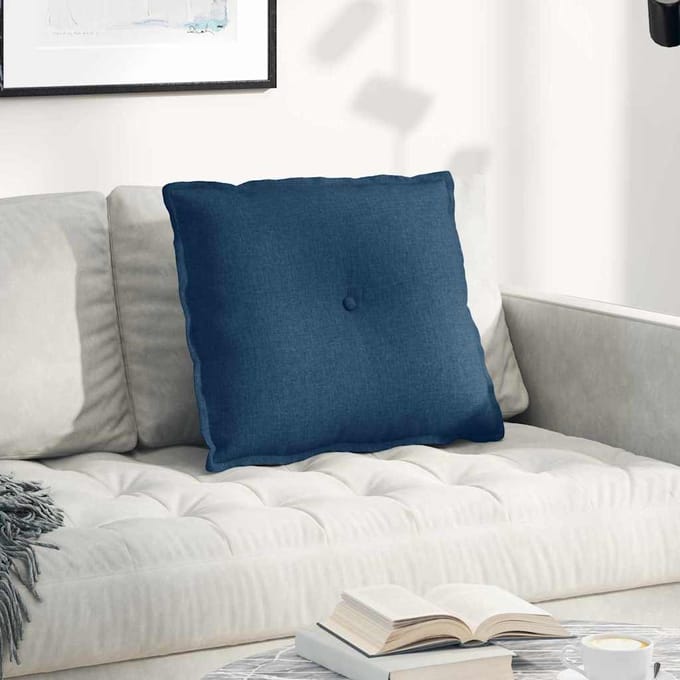 vidaXL - Rugkussen - Blauw - 200 - x - 19 - x - 50 - cm - Stof