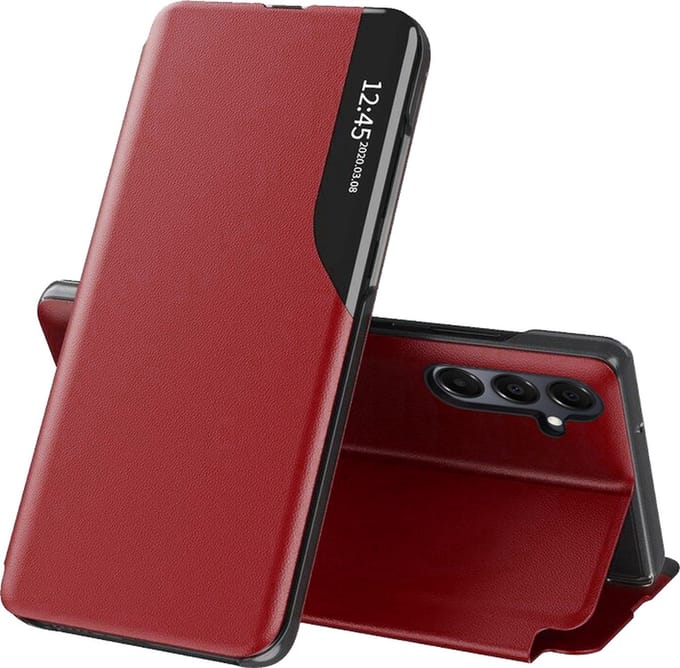 Hoesje geschikt voor Samsung Galaxy A16 - Techsuit eFold Book Case - Rood
