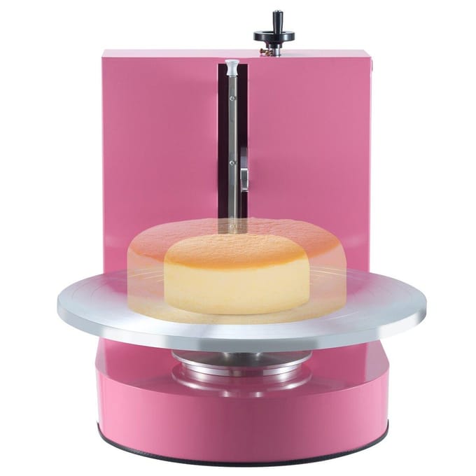 Taartdecoratiemachine Taartglazuur Smeerder voor 4  tot 16  Taart Roze