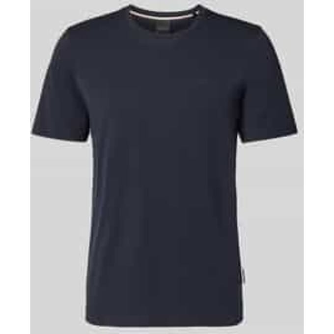 Shirt ronde hals Van Bugatti blauw
