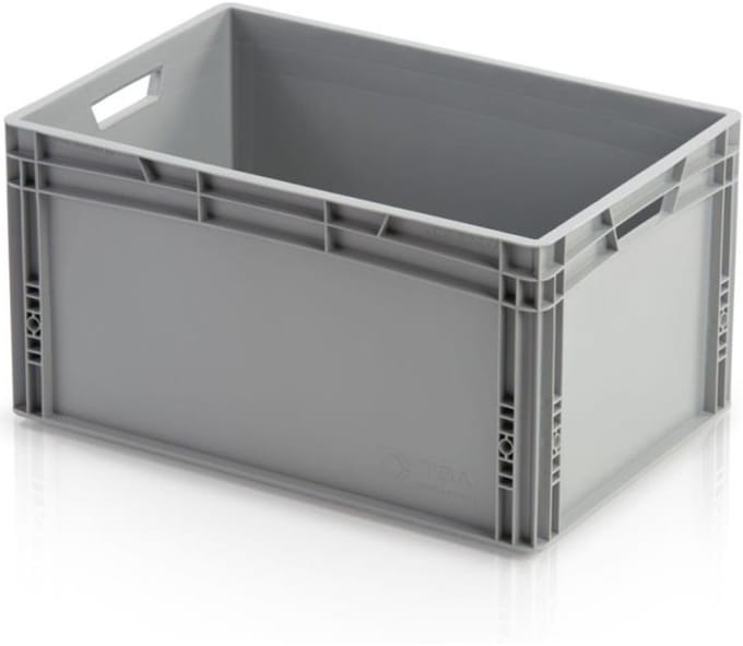 GSG24 serie - Opslagkist - 600x400x320mm - Grijs - Polypropyleen