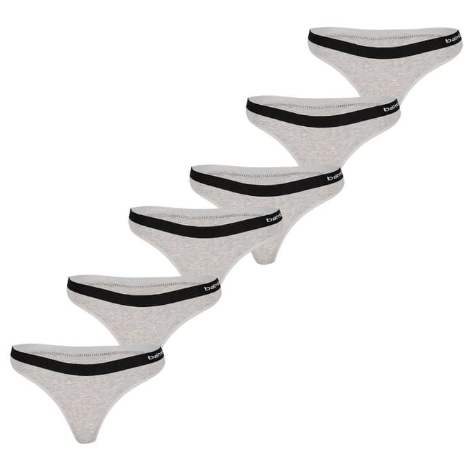 Morethansocks - Bamboe string dames - 6-Pack - String dames - Bamboe ondergoed - Bamboe