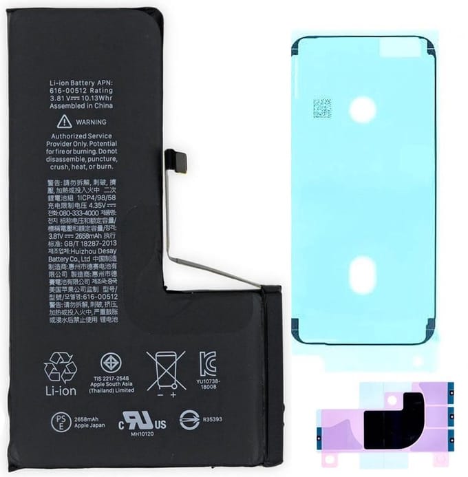 iPhone Xs Batterij Geschikt voor Apple iPhone Xs – Premium – Zwart