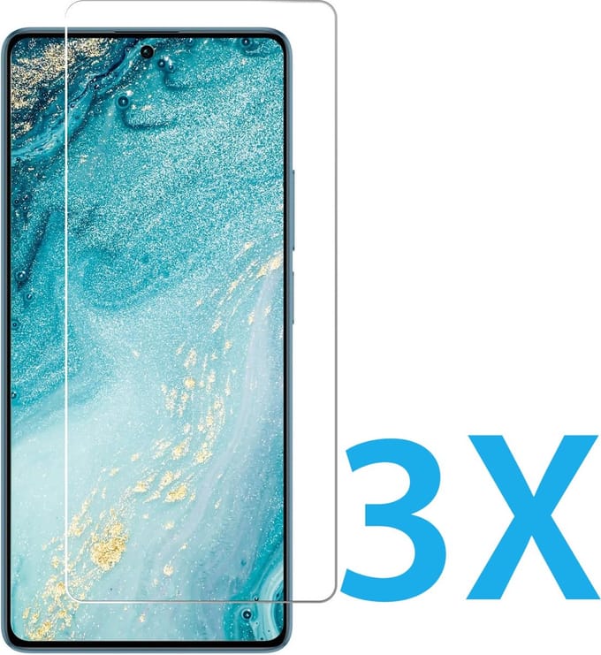 Glasplaatje Geschikt voor: Xiaomi 14 - 3x Screenprotector - screen protector - glas - bescherm - beschermglas