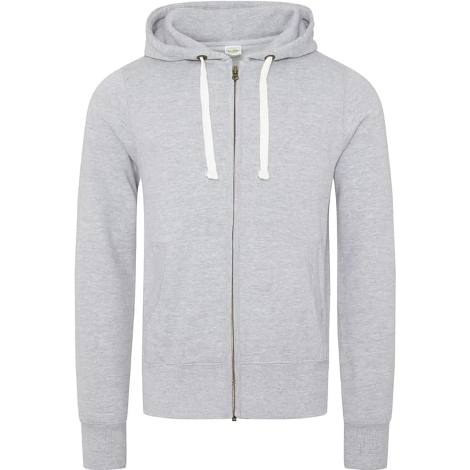 Just Hoods Chunky Zoodie JH052 - Heather Grey - L