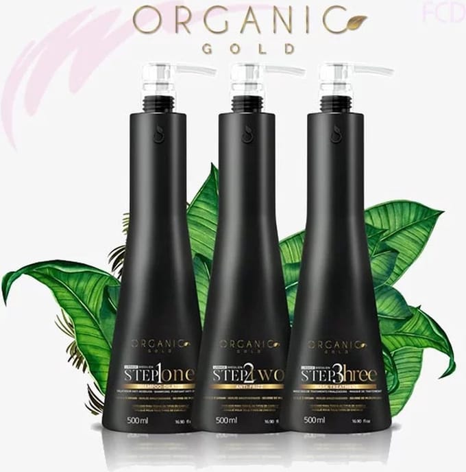 KIT LISSAGE BRÉSILIEN 1000ML ORGANIC GOLD