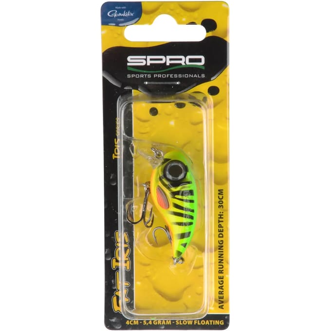 Spro Fat Iris - 4 cm - redhead tiger