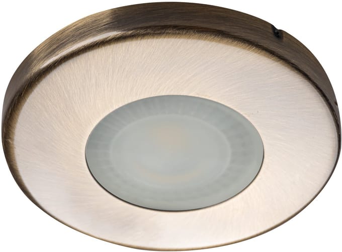 IP44 LED inbouwspot - Smilla -Rond Brons -Extra Warm Wit -Dimbaar 4W -Philips