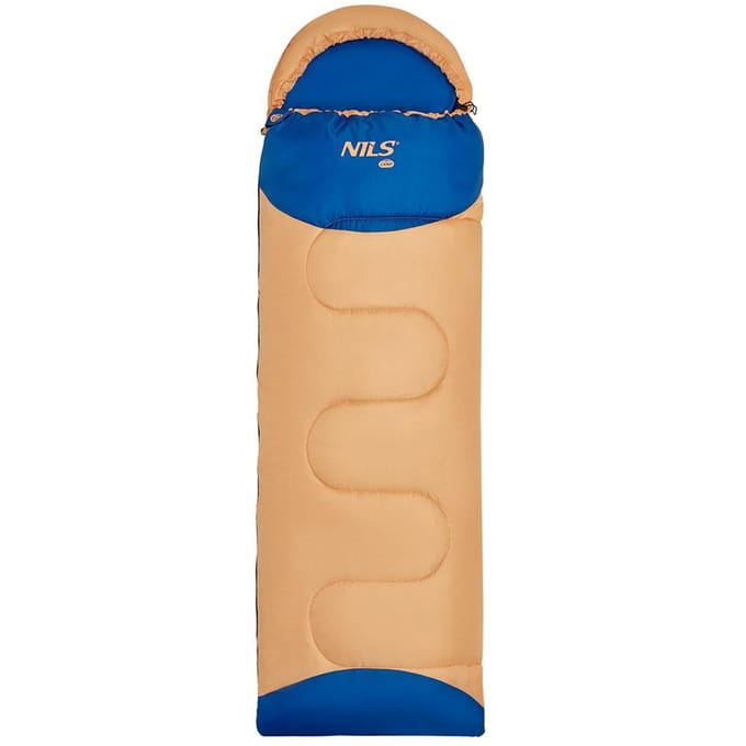 NILS CAMP Junior Serie - Slaapzak - Oranje - Polyester - Comfort bij 0-12 °C