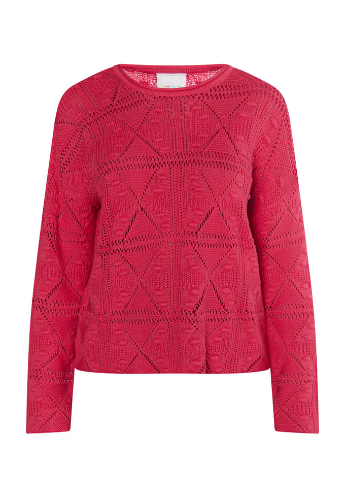 IZIA Gebreide trui Dames roze