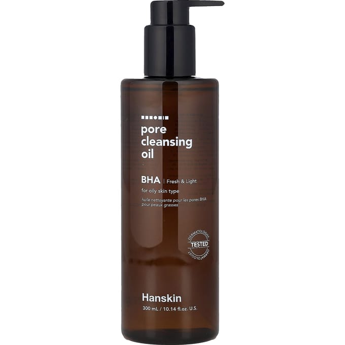 Hanskin Poriënreinigende Olie, BHA, 300ml (10,14 floz) black
