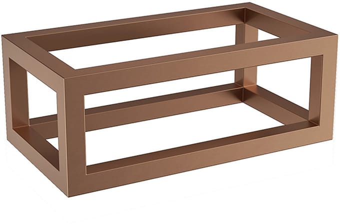 Wiesbaden Nick Frame voor Fontein 39,5 x 15 x 21,5 cm - Geborsteld Brons Koper